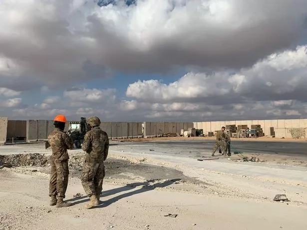 US personnel injured in missile attack on Iraq base, Iran-backed militants blamed 15 0 IRAQ IRAN UNREST US BASE